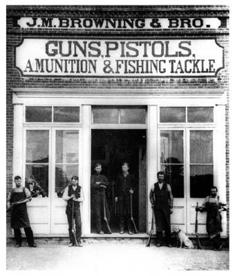 Original Browning store front in Ogden, UT