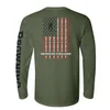 Rifle Bullet Flag Shirt - Long Sleeve