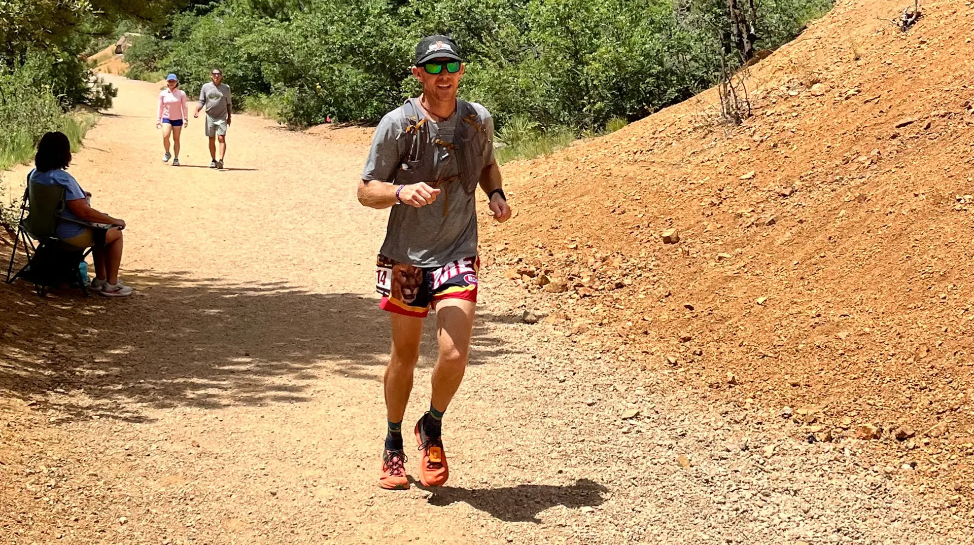 Jace running an Ultra Marathon