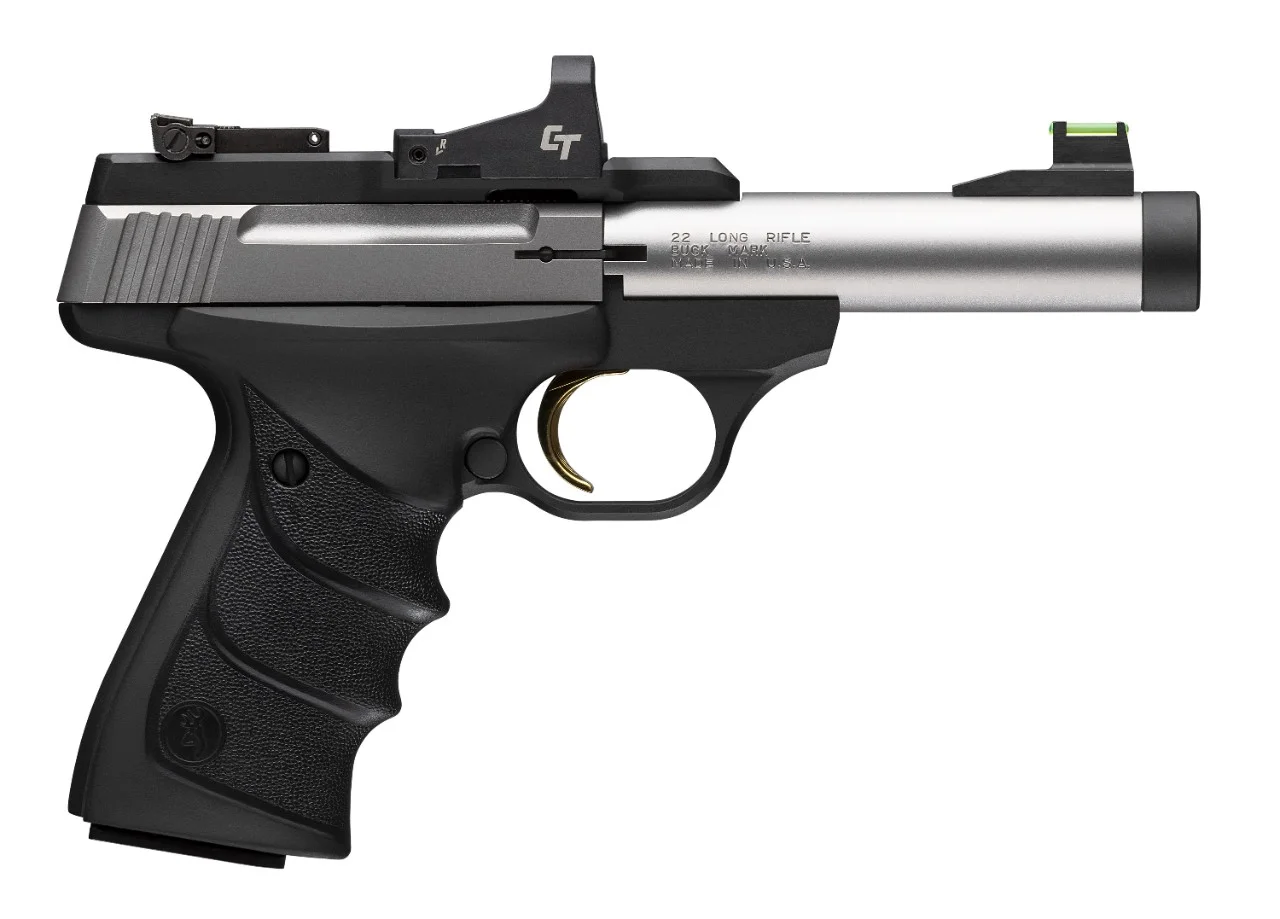 Browning Buck Mark Micro Bull SS 22LR 4 in. – Reliable Rimfire Pistol 6 Browning Buck Mark Micro Bull Stainless Red Dot SR, Browning photo