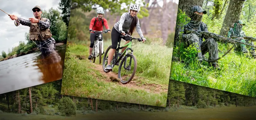 Responsible Recreation Fishing - Biking - Hunting