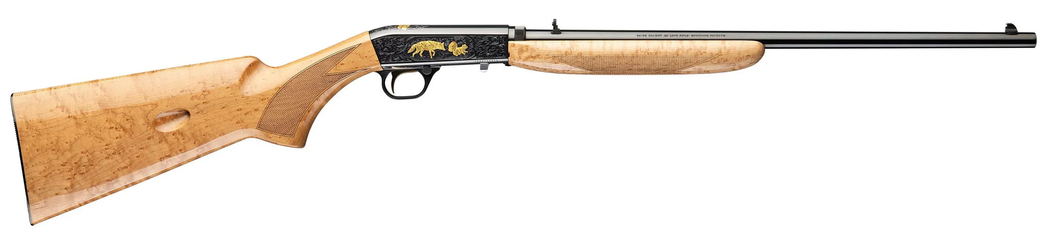 Semi-Auto 22, Grade VI Birds-Eye Maple - Rimfire Rifle - Browning