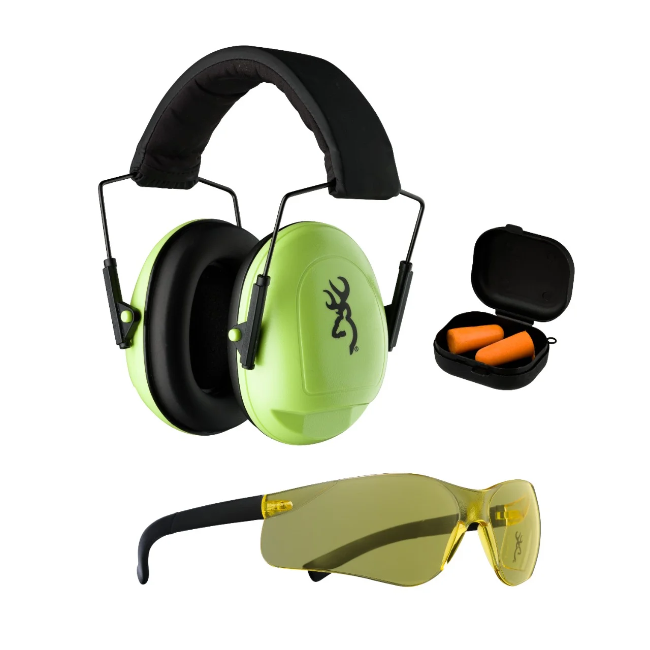 ブローニング イヤープロテクター Junior Range Kit - Eye and Ear Protection - Browning