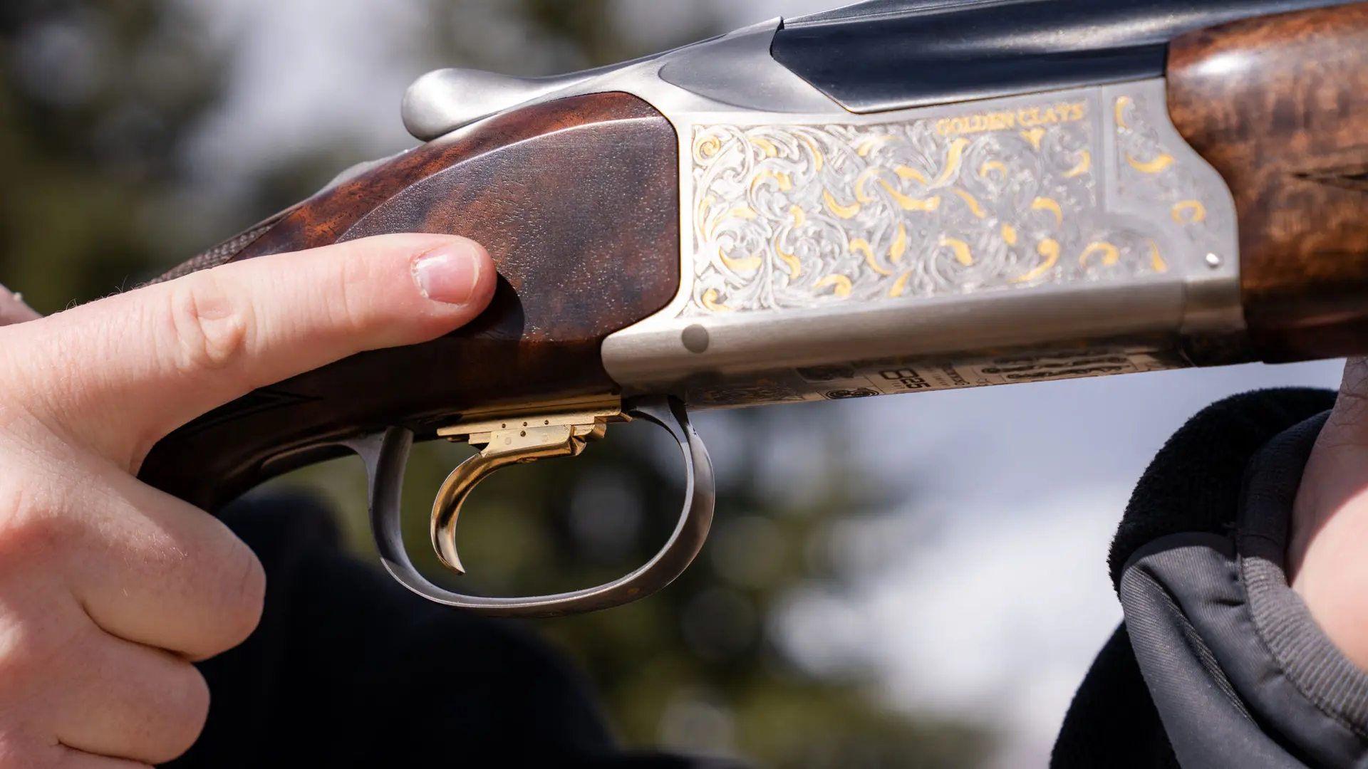 Citori 825 Golden Clays Trigger