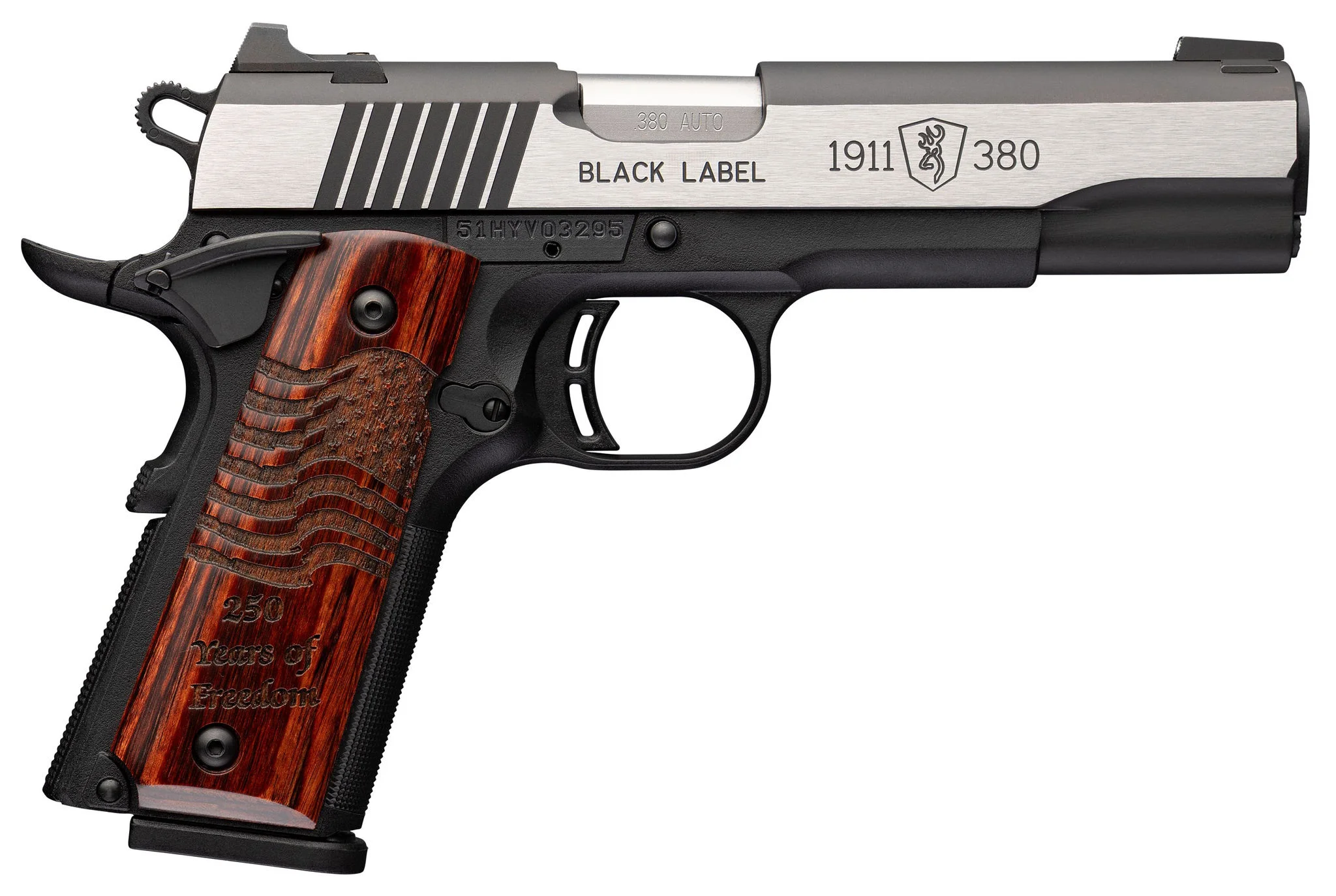 Browning 1911-380 BL Med 250 Full Size 4 1/4 in. – Reliable Pistol