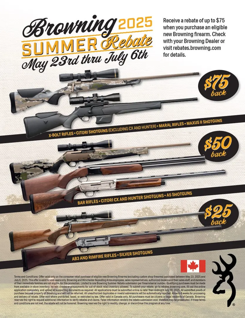 Summer Firearms Rebate English