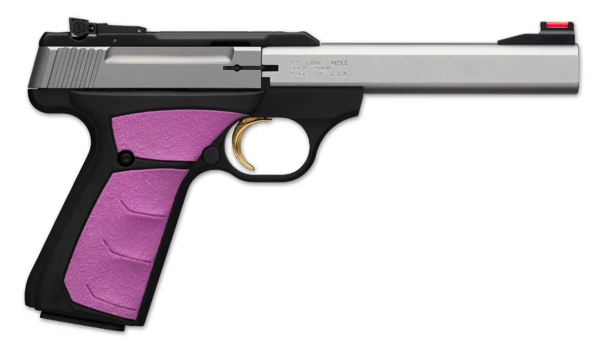 Buck Mark Plus Stainless Fuchsia