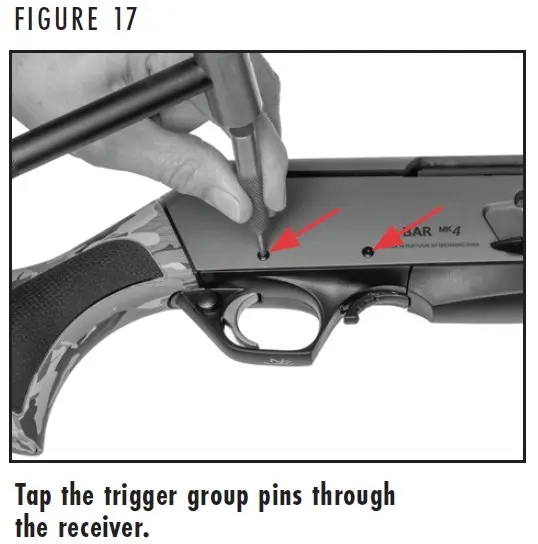 BAR MK 4 Trigger Group Pins Figure 17