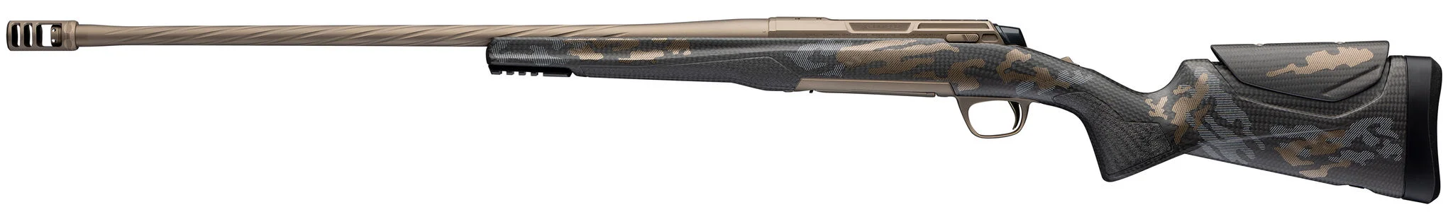 Browning X-Bolt 2 Mountain Pro 7mm PRC Smoked Bronze 24 in. – Superb Mountain Rifle 5 Browning X-Bolt 2 Mountain Pro Smoked Bronze, left side
