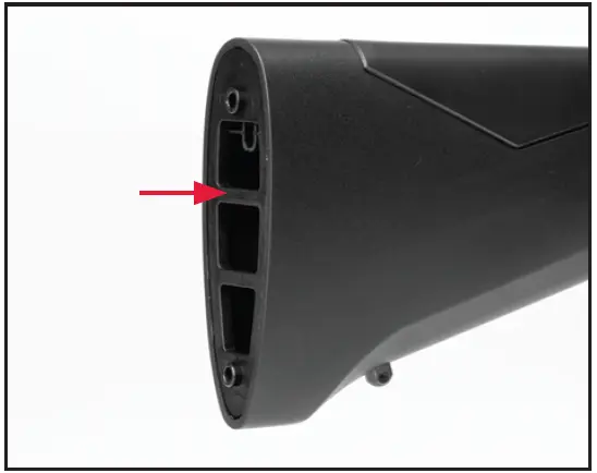 Remove the stock insert.
