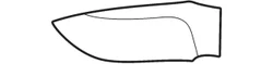 Deep Belly/Skinner Blade Profile Illustration