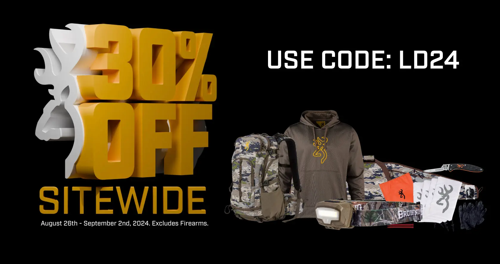 Labor Day 30% off sitewide sale