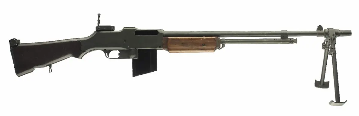 BAR machine gun