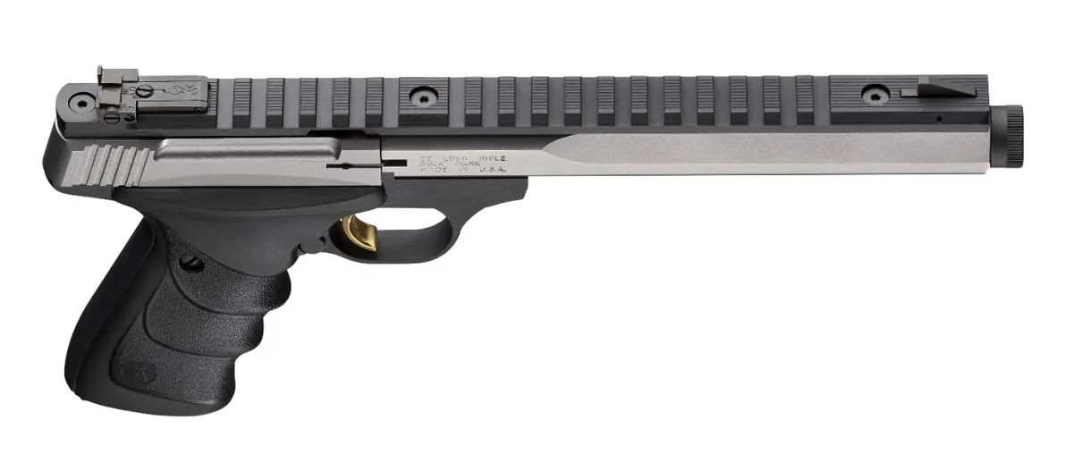 Buck Mark Contour Stainless - 7.65" Suppressor Ready