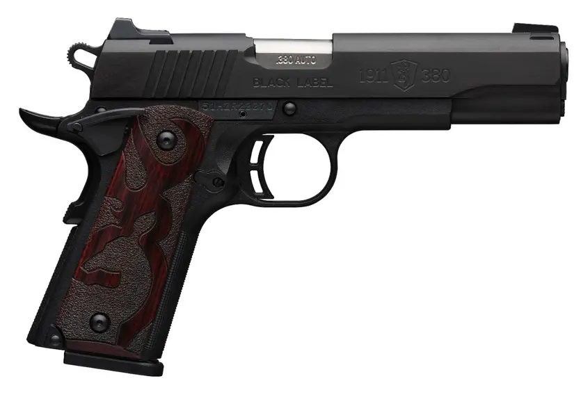 1911-380 Black Label Logo Grips 2 Magazines