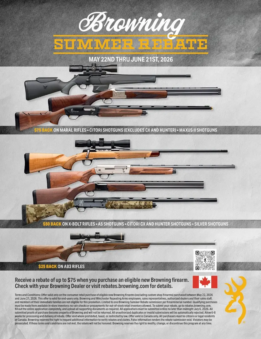 Summer Firearms Rebate