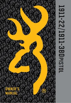 1911-22 and 1911-380 Owners Manual