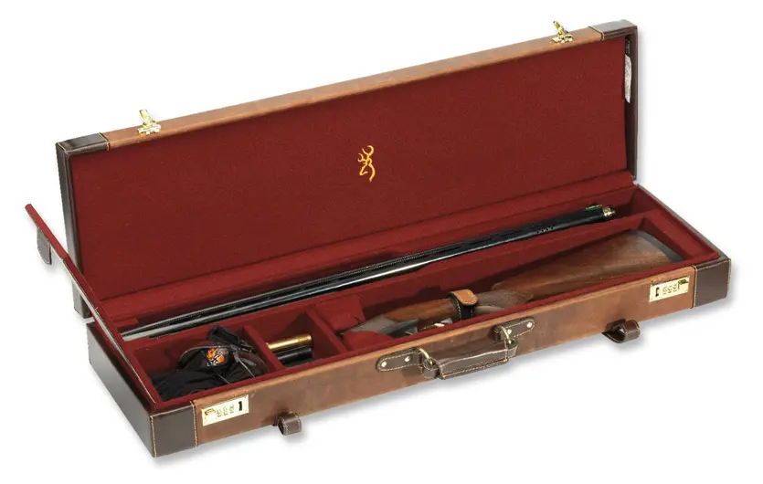 John M. Browning Signature Leather Fitted Case
