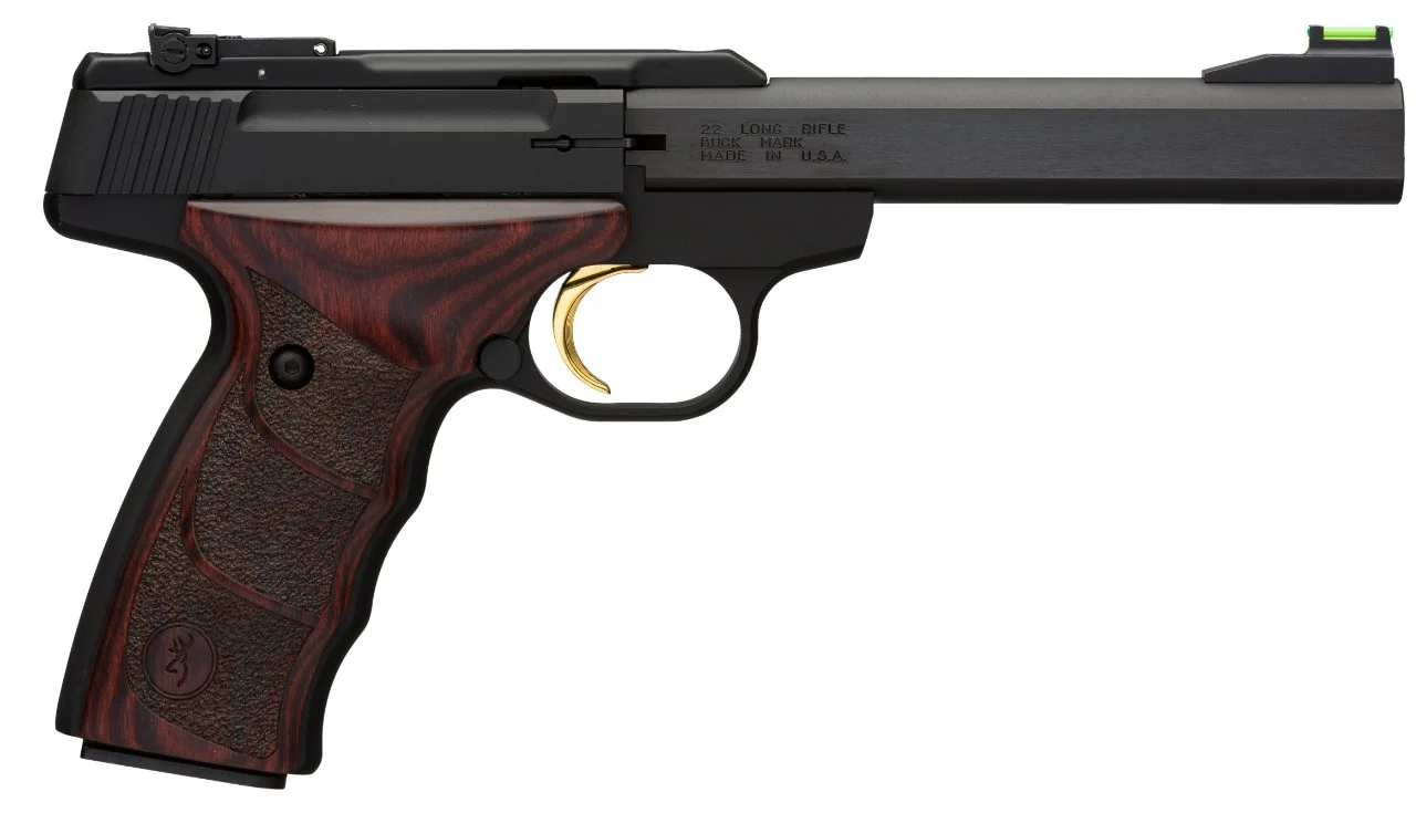 Browning Buck Mark Plus Rosewood UDX CA 22 LR 5 1/2 in. – Reliable Rimfire Pistol 3 Browning Buck Mark Plus Rosewood UDX CA 22 LR 5 1/2 in. – Reliable Rimfire Pistol - Image 3