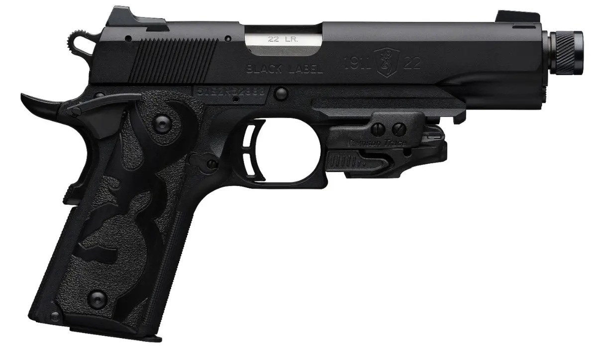 1911-22 Black Label Suppressor Ready Muzzle Brake Laser