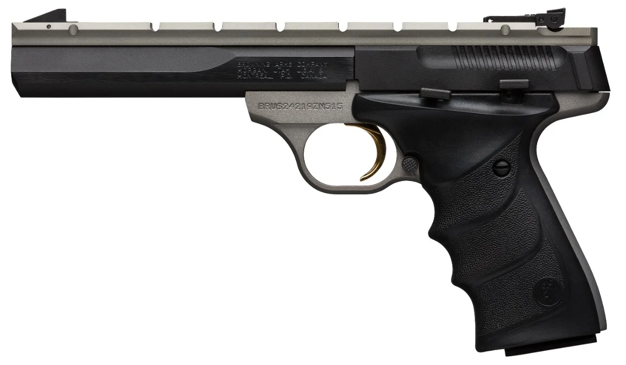 Browning Buck Mark Contour Gray URX 22 LR 5 1/2 in. – Reliable Rimfire Pistol 6 Browning Buck Mark Contour Gray URX, detail view