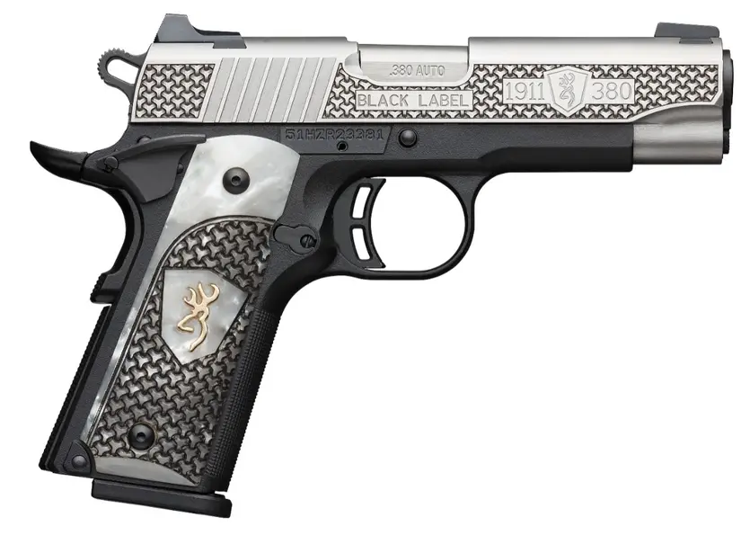 1911-380 Black Label High Grade Pearl Grips