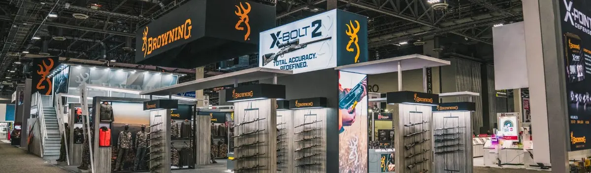 Browning SHOT Show booth.