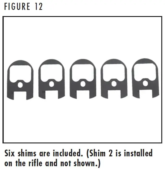 BAR MK 4 Rifle Shims Figure 12