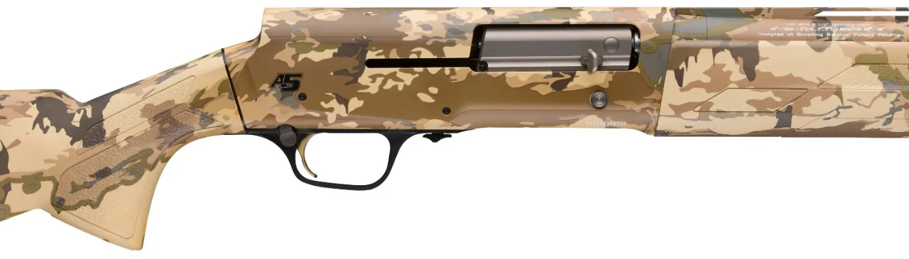 Browning A5 Auric 12 Gauge 28 Inch 3 1/2 in. Chamber – Superb Waterfowl Shotgun 6 Browning A5 Auric receiver detail