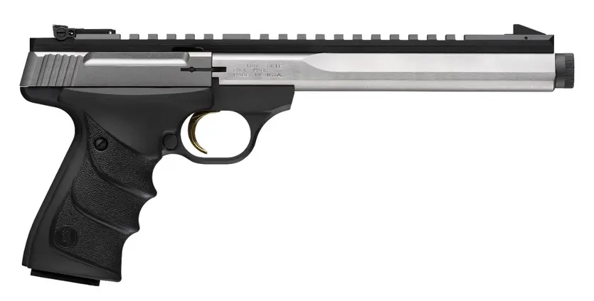 Buck Mark Contour Stainless - 7.65" Suppressor Ready