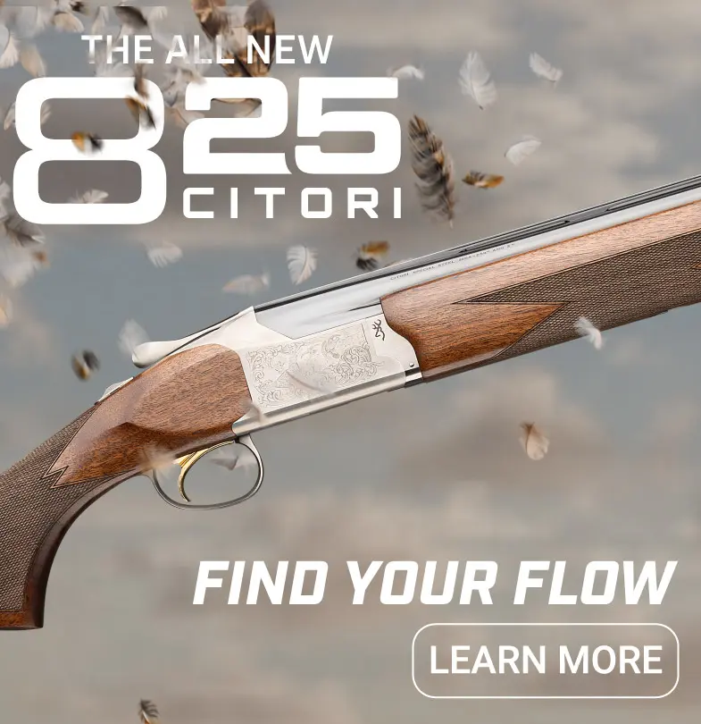 citori 825 sporting over and under shotgun