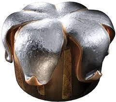 A pistol bullet showing optimal expansion.