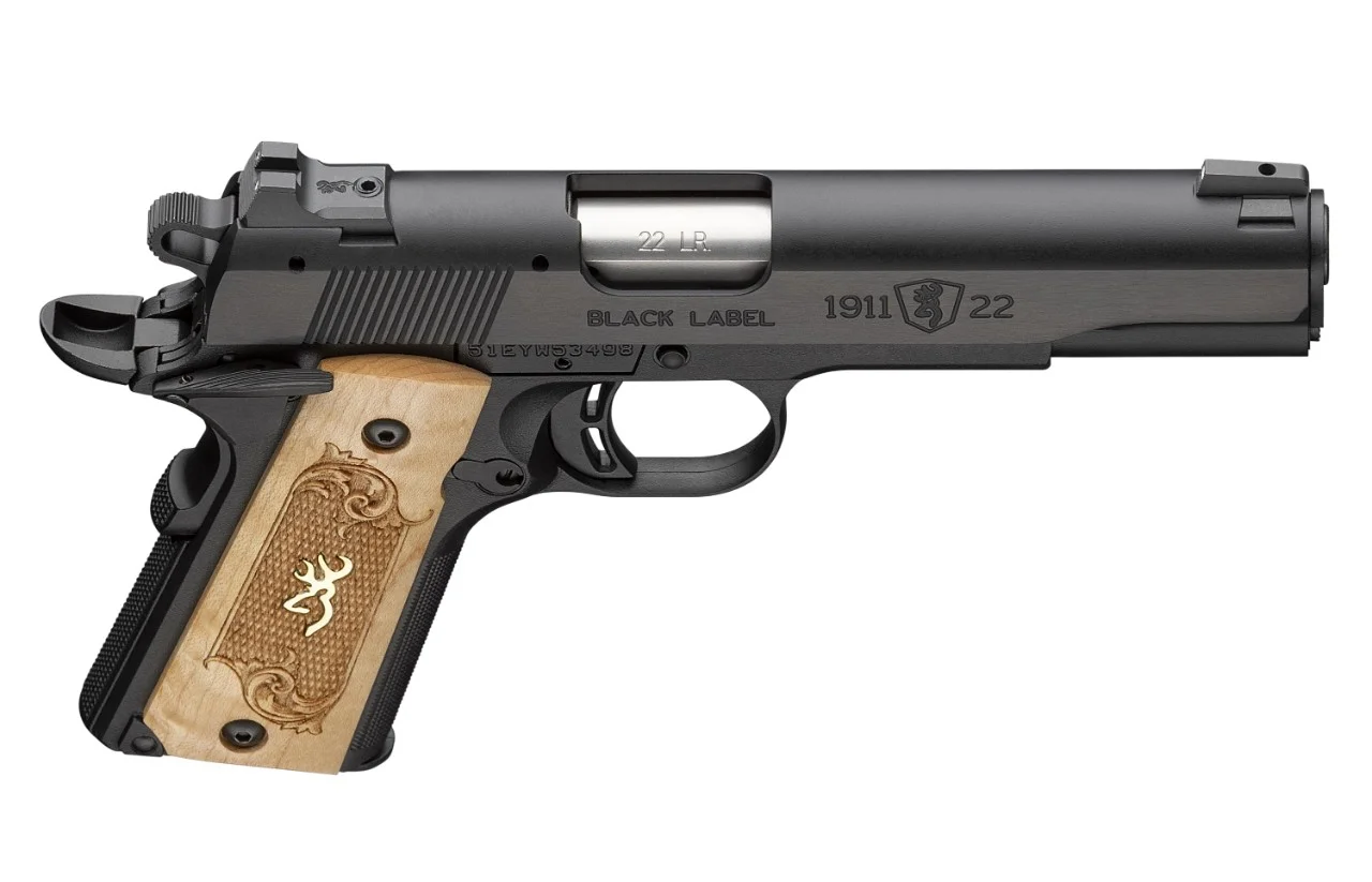 Browning 1911-22 BL Med Maple Full Size 4 1/4 in. – Reliable Rimfire Pistol 4 Browning 1911-22 BL Med Maple Full Size 4 1/4 in. – Reliable Rimfire Pistol - Image 4