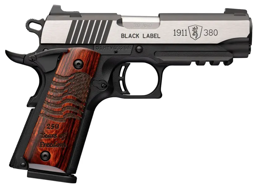 1911-380 Black Label Medallion 250 with Rail Compact