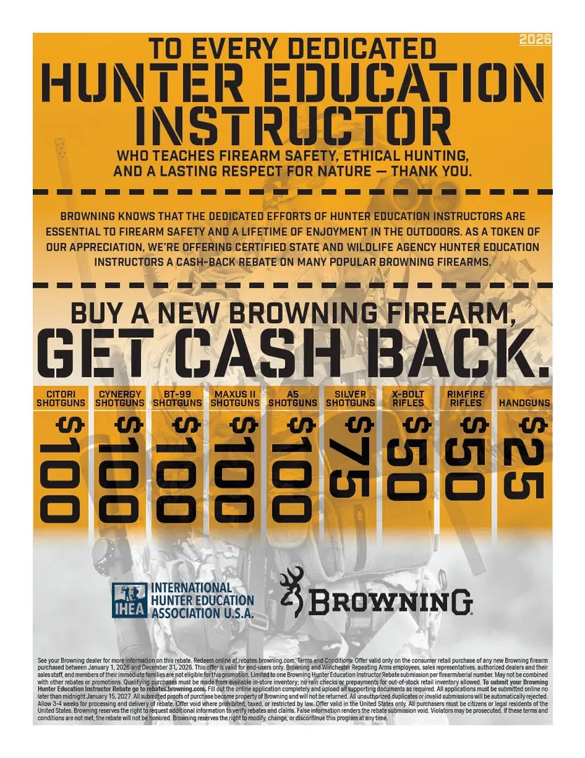 Hunter Education Rebates