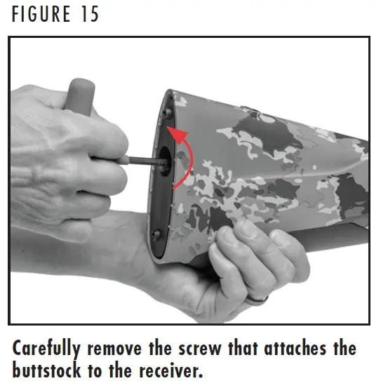 BAR MK 4 Rifle Stock Screw Removal Figure 15