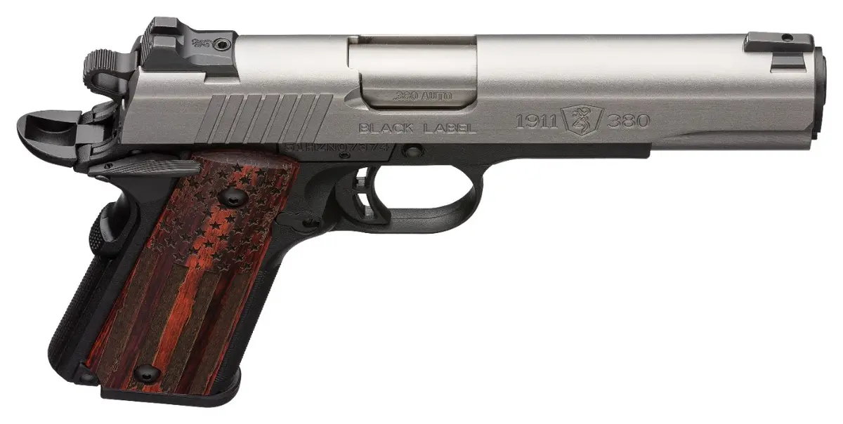1911-380 Black Label Pro American Flag