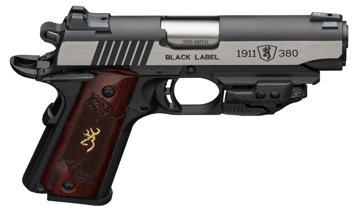 1911-380 Black Label Medallion Laser