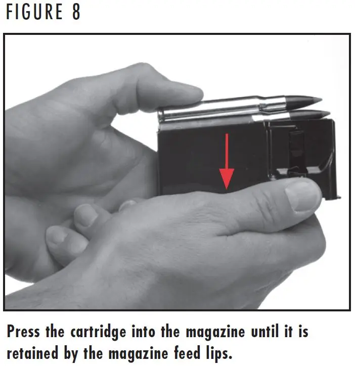 BAR MK II Rifle Loading the Magazine Figure 8