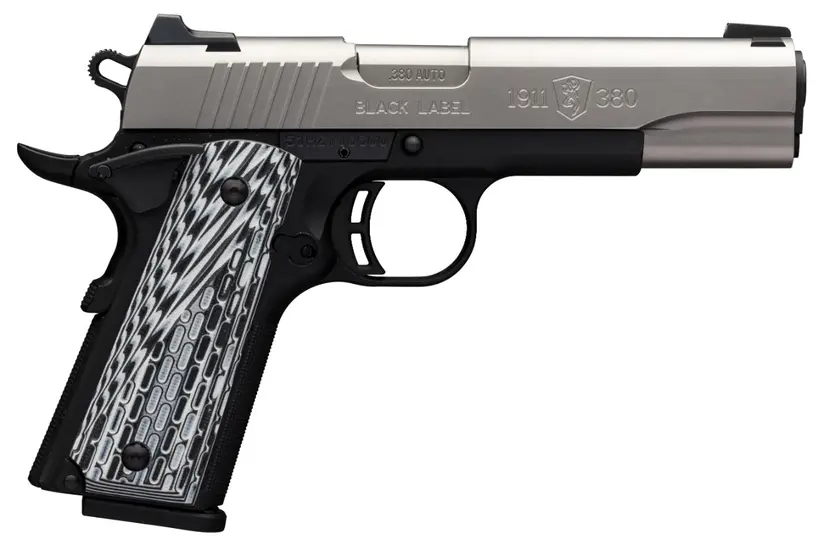 1911-380 Black Label Pro Stainless Full Size 1911-380 Black Label Pro Stainless Full Size