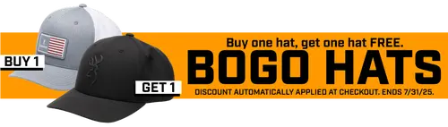 Buy one, get one free on all hats.
