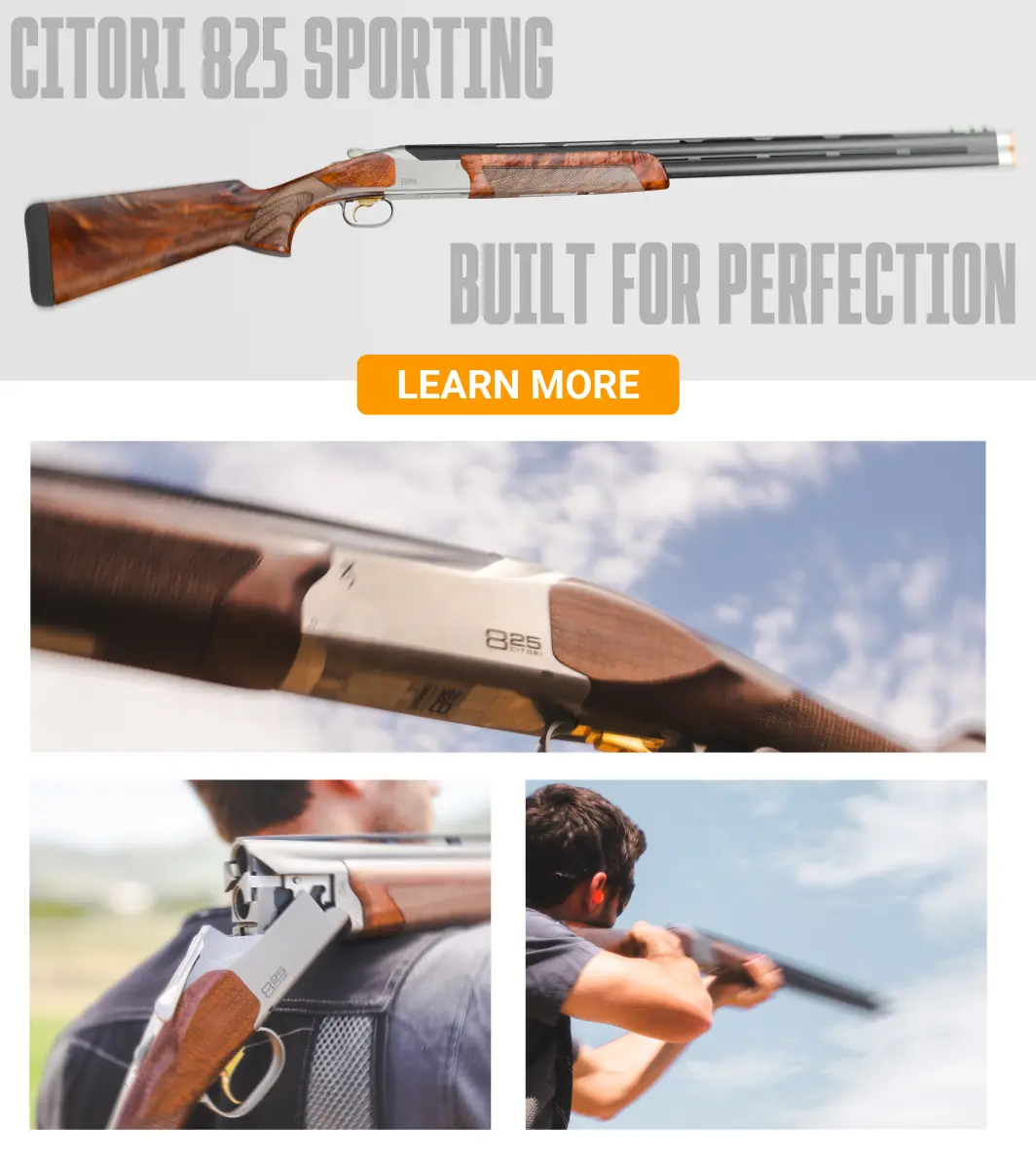 citori 825 sporting over and under shotgun