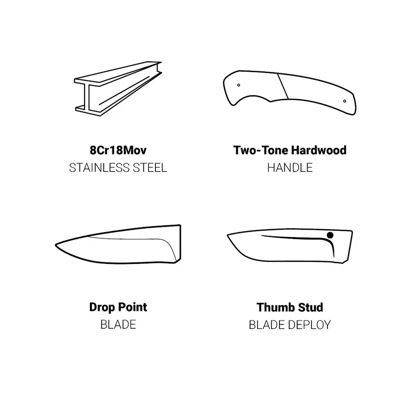 Buckmark Hunter Folder