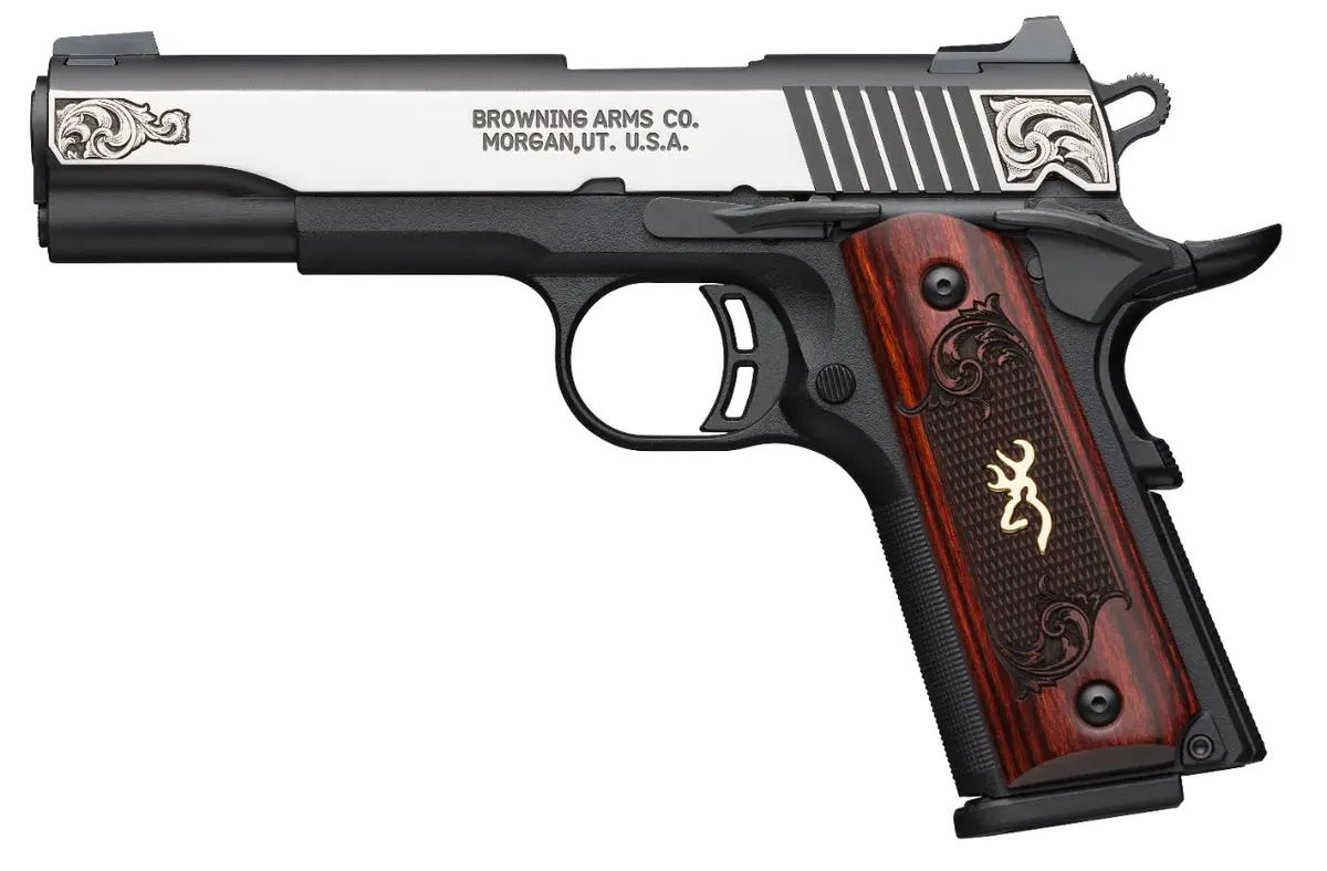 1911-380 Black Label Medallion Engraved