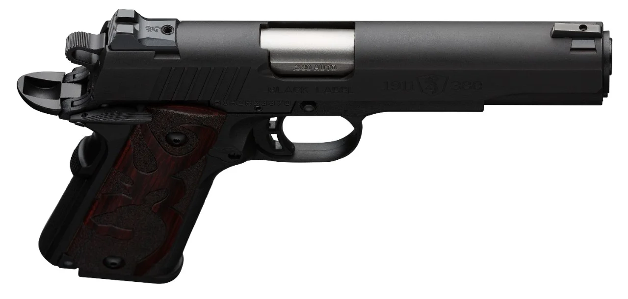 Browning 1911 22 1911 380 Metal Grips Nickel Plated...
