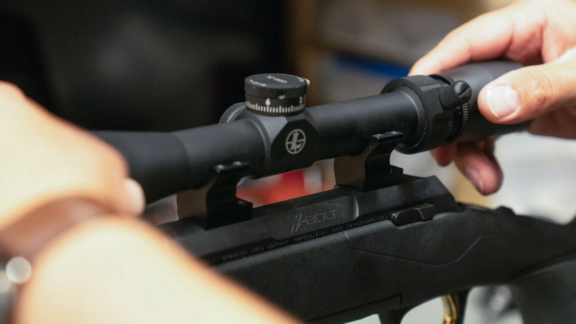 Scope mount on an x-bolt 2