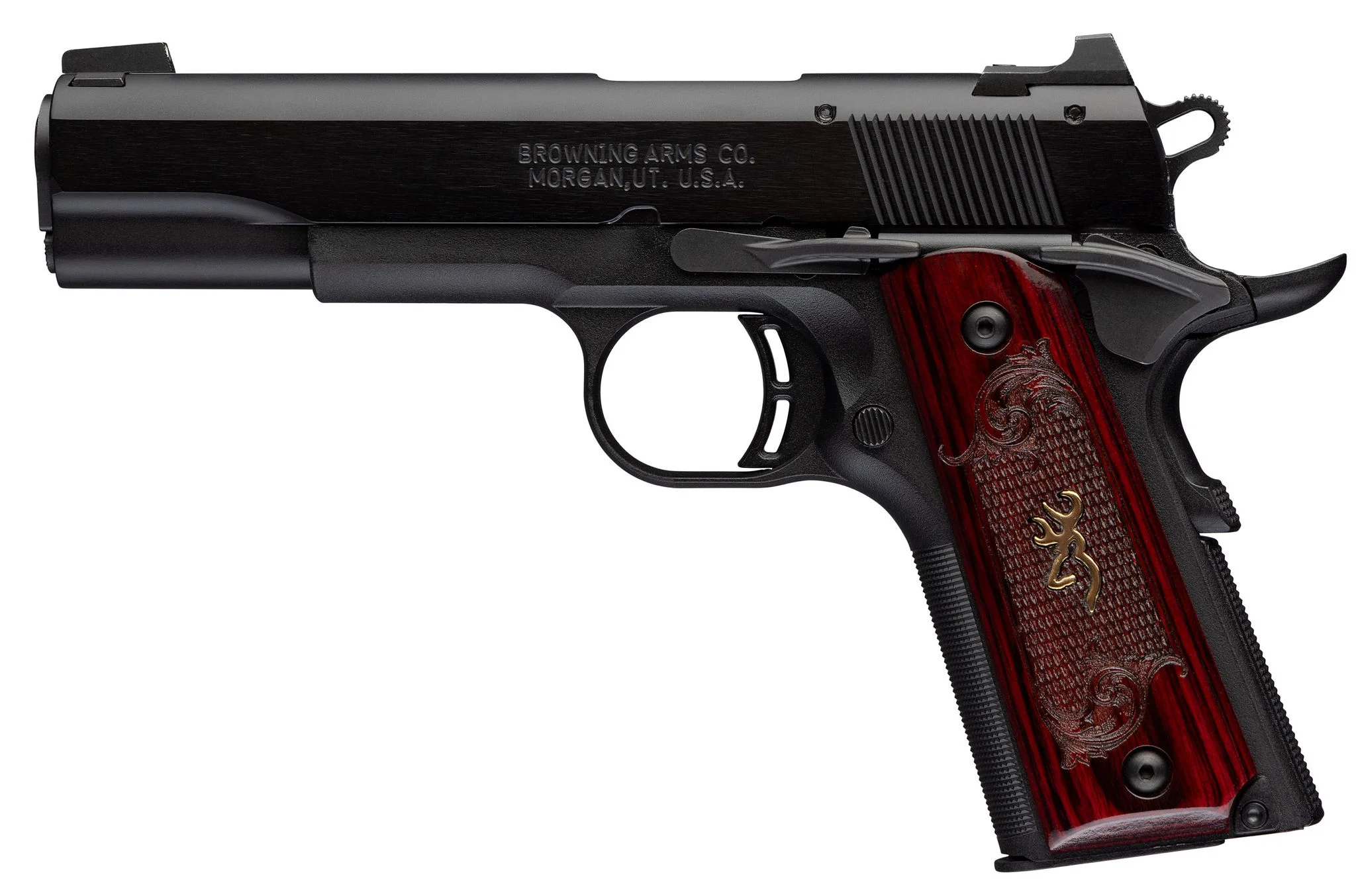 Browning 1911-22 BL Med Comp Full Size 4 1/4 in. – Reliable Rimfire Pistol 7 Browning 1911-22 Black Label Medallion Composite Full Size, detail view