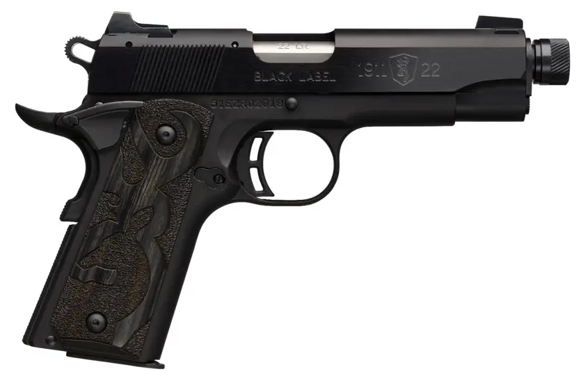 1911-22 Black Label Medallion Suppressor Ready Compact
