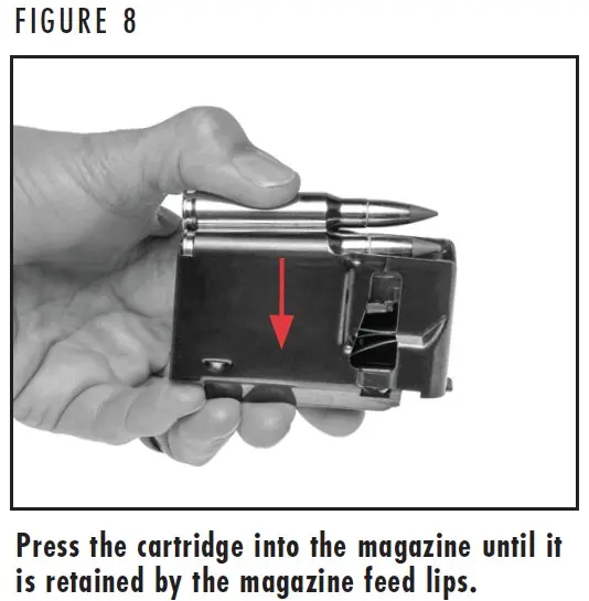 BAR MK 4 Rifle Loading the Magazine Figure 8