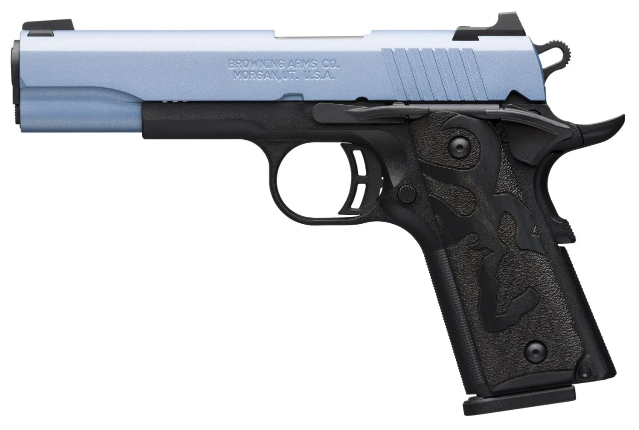 Browning 1911-380 BL Polar Blue FS 4 1/4 in. – Reliable Pistol 7 Browning 1911-380 Black Label Polar Blue Full Size, detail view